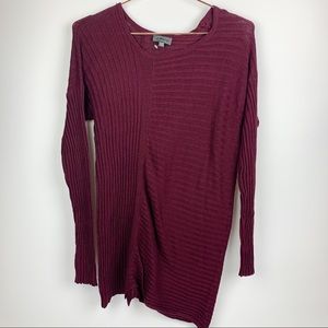 The Limited‎ Ribbed Asymmetrical Hem Tunic
